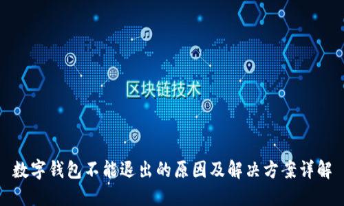 数字钱包不能退出的原因及解决方案详解