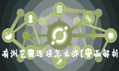 小狐钱包没有浏览器选项怎么办？全面解析与解决方案