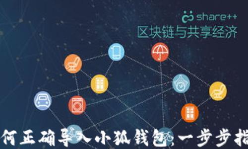 
如何正确导入小狐钱包：一步步指南