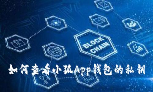 如何查看小狐App钱包的私钥