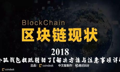 小狐钱包提现转错了？解决方法与注意事项详解