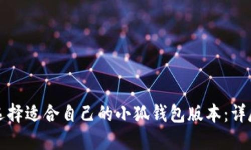 如何选择适合自己的小狐钱包版本：详尽指南