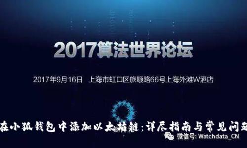 如何在小狐钱包中添加以太坊链：详尽指南与常见问题解答
