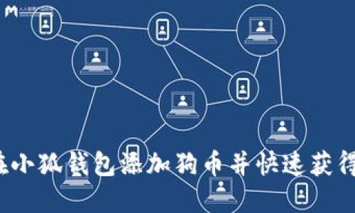 如何在小狐钱包添加狗币并快速获得收益？
