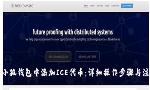 如何在小狐钱包中添加ICE代币：详细操作步骤与注意事项